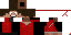 Minecraft skin texture, 64x32 legacy pixels