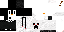 Minecraft skin texture, 64x32 legacy pixels