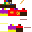 Minecraft skin texture, 64x64 pixels