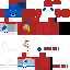 Minecraft skin texture, 64x64 pixels