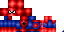 Minecraft skin texture, 64x32 legacy pixels
