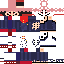 Minecraft skin texture, 64x64 pixels
