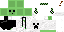 Minecraft skin texture, 64x32 legacy pixels