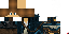 Minecraft skin texture, 64x32 legacy pixels