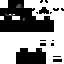 Black Minecraft skin texture, 64x64 pixels
