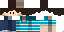 Minecraft skin texture, 64x32 legacy pixels