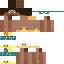Minecraft skin texture, 64x64 pixels