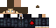 Minecraft skin texture, 64x32 legacy pixels