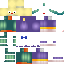 Minecraft skin texture, 64x64 pixels