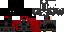 Minecraft skin texture, 64x32 legacy pixels