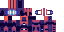 Minecraft skin texture, 64x32 legacy pixels