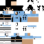 Minecraft skin texture, 64x64 pixels