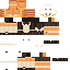 Minecraft skin texture, 64x64 pixels