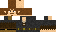 Minecraft skin texture, 64x32 legacy pixels