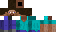 Minecraft skin texture, 64x32 legacy pixels