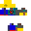 Minecraft skin texture, 64x64 pixels