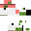 Minecraft skin texture, 64x64 pixels