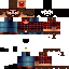 Minecraft skin texture, 64x64 pixels