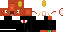 Minecraft skin texture, 64x32 legacy pixels