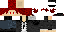 Minecraft skin texture, 64x32 legacy pixels