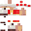 Minecraft skin texture, 64x64 pixels