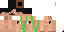 Minecraft skin texture, 64x32 legacy pixels