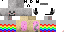 Minecraft skin texture, 64x32 legacy pixels