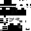 Black Minecraft skin texture, 64x64 pixels