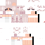 Red Minecraft skin texture, 64x64 pixels