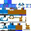 Minecraft skin texture, 64x64 pixels