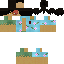Minecraft skin texture, 64x64 pixels