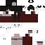 Red Minecraft skin texture, 64x64 pixels
