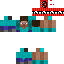Minecraft skin texture, 64x64 pixels