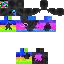 Minecraft skin texture, 64x64 pixels