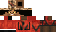 Minecraft skin texture, 64x32 legacy pixels