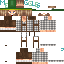 Minecraft skin texture, 64x64 pixels