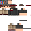Minecraft skin texture, 64x64 pixels