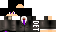 Minecraft skin texture, 64x32 legacy pixels