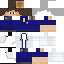 Minecraft skin texture, 64x64 pixels