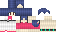 Minecraft skin texture, 64x32 legacy pixels