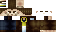 Minecraft skin texture, 64x32 legacy pixels