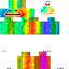 Minecraft skin texture, 64x64 pixels