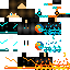 Minecraft skin texture, 64x64 pixels