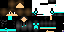Minecraft skin texture, 64x32 legacy pixels