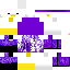 Minecraft skin texture, 64x64 pixels