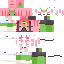 Minecraft skin texture, 64x64 pixels