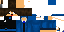 Minecraft skin texture, 64x32 legacy pixels