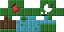 Minecraft skin texture, 64x32 legacy pixels