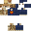 Minecraft skin texture, 64x64 pixels