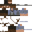 Minecraft skin texture, 64x64 pixels